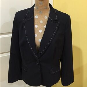 Navy blue blazer. Size 14P. Ann Taylor Loft